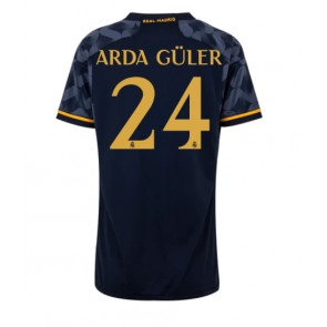Real Madrid Arda Guler #24 Gostujuci Dres za Ženska 2023-24 Kratak Rukavima